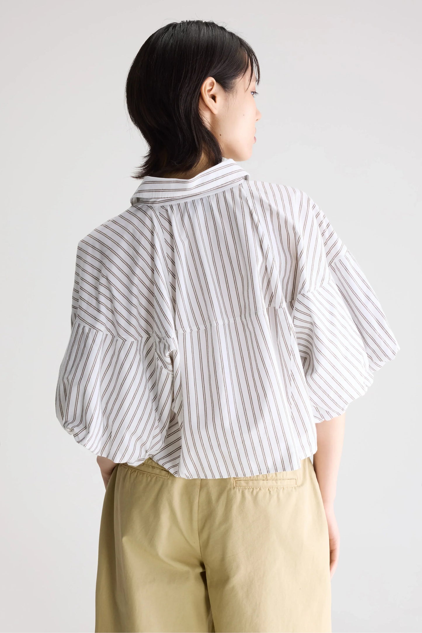 Bellerose Cassy Balloon Shirt Stripe A