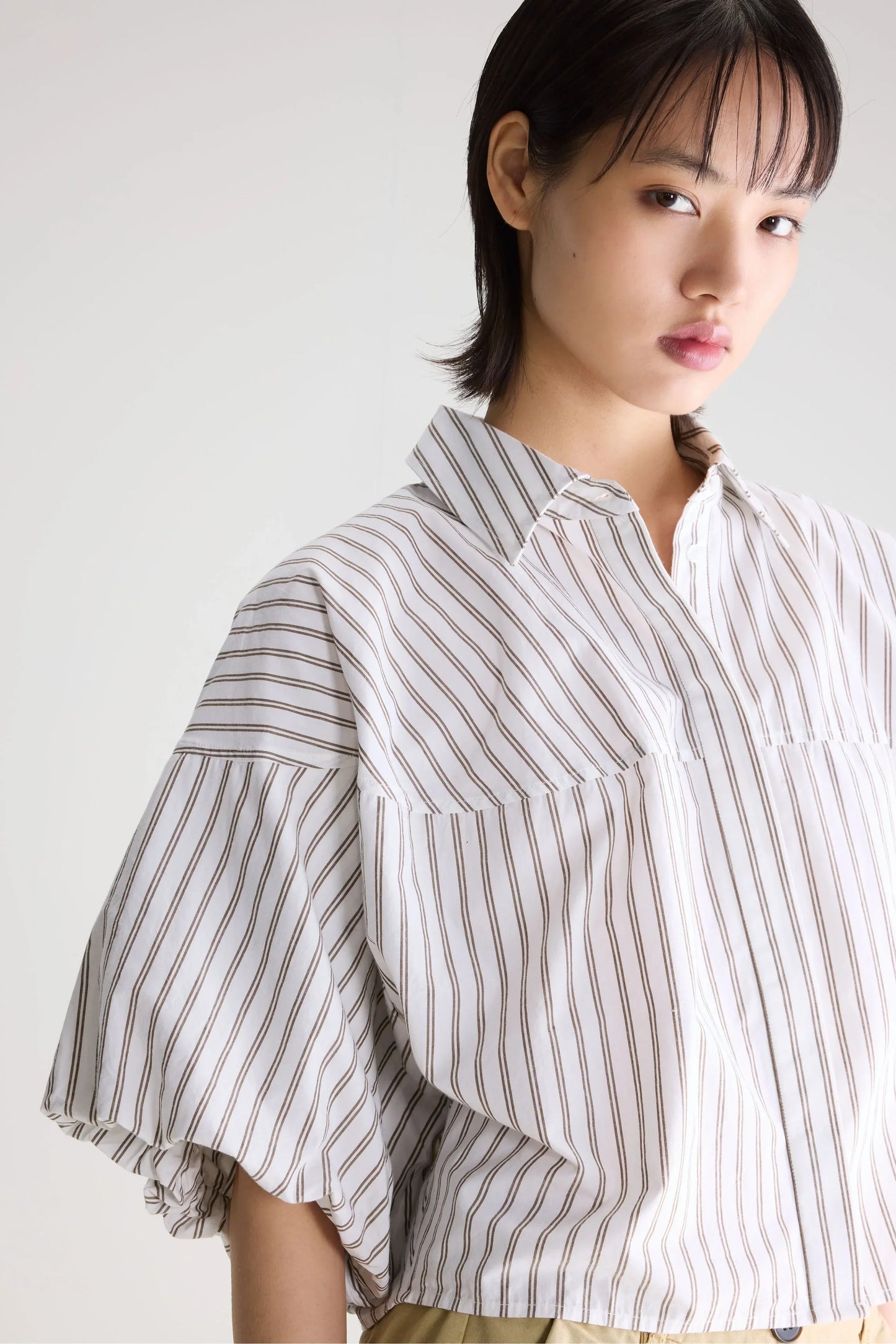 Bellerose Cassy Balloon Shirt Stripe A
