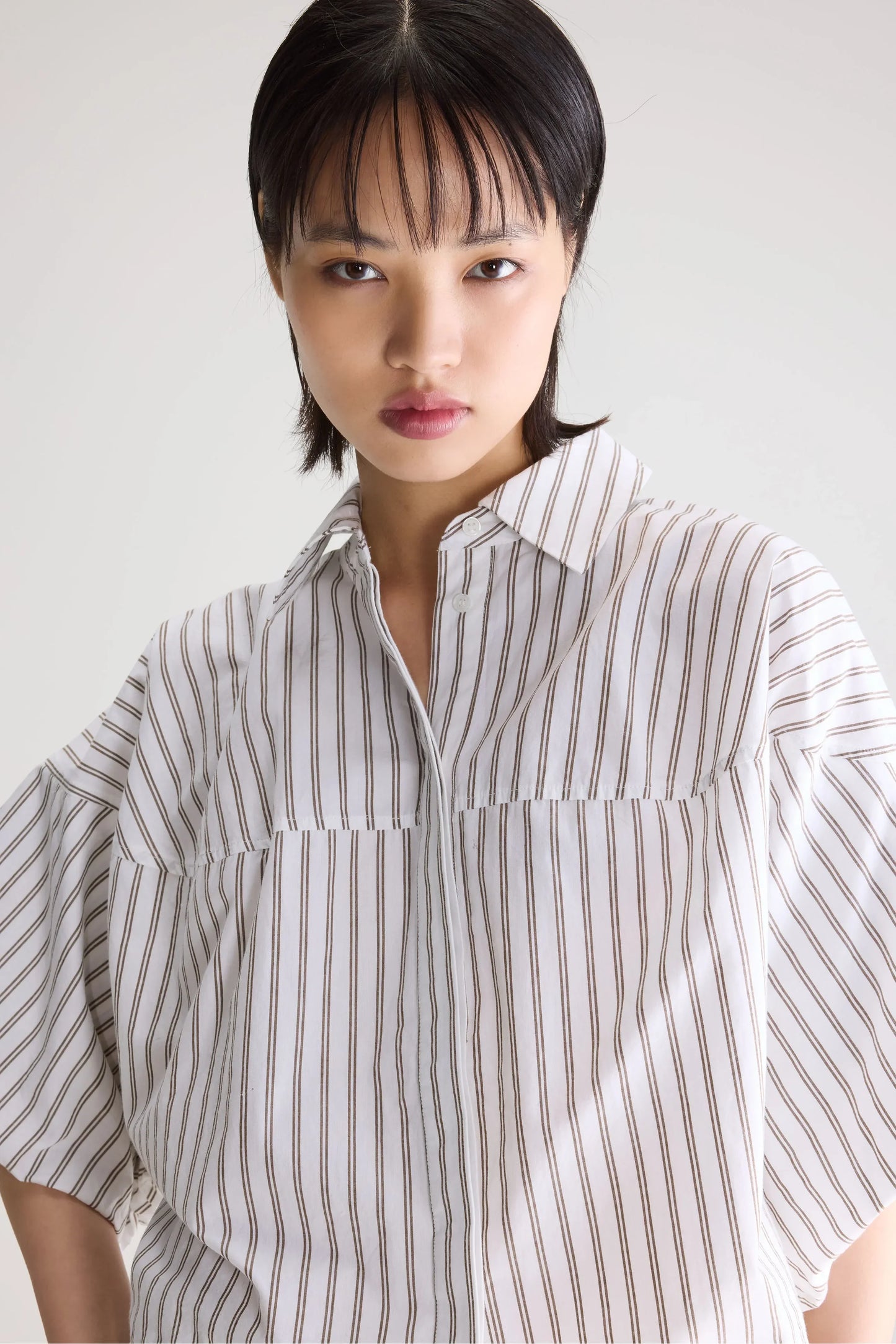 Bellerose Cassy Balloon Shirt Stripe A
