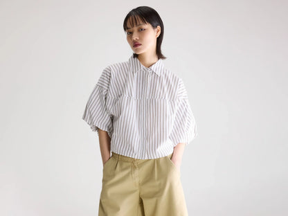 Bellerose Cassy Balloon Shirt Stripe A