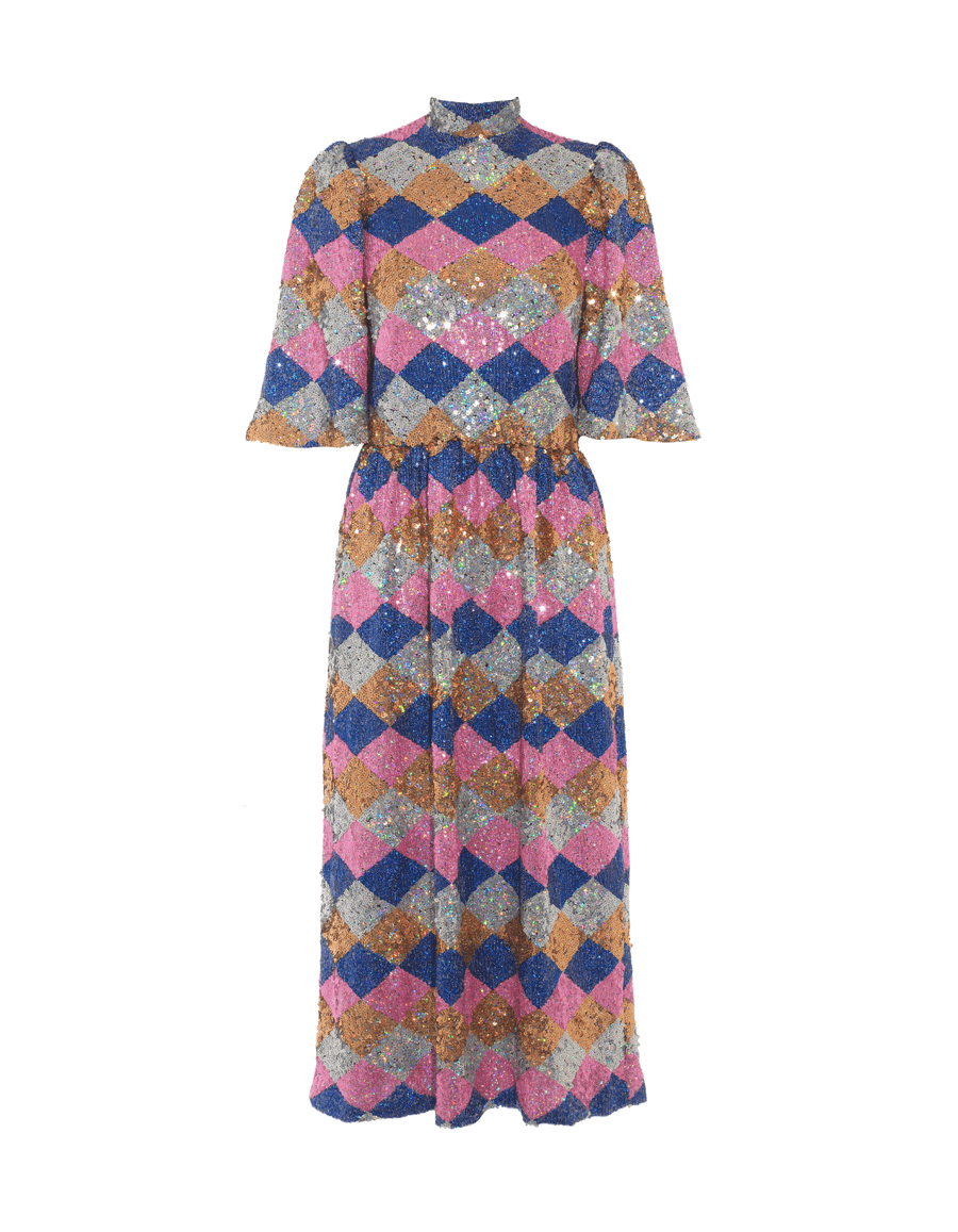 Lisou Diane Diamond Sequin Dress