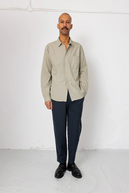 Folk Curve Shirt Silver Sage
