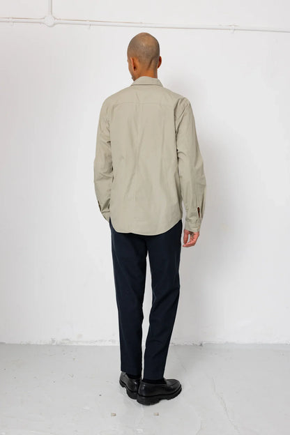 Folk Curve Shirt Silver Sage