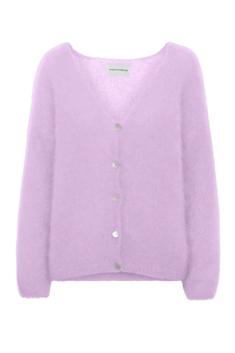 American Dreams Cornelia LS Cardigan Light Purple
