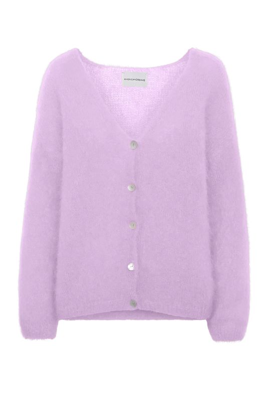 American Dreams Cornelia LS Cardigan Light Purple