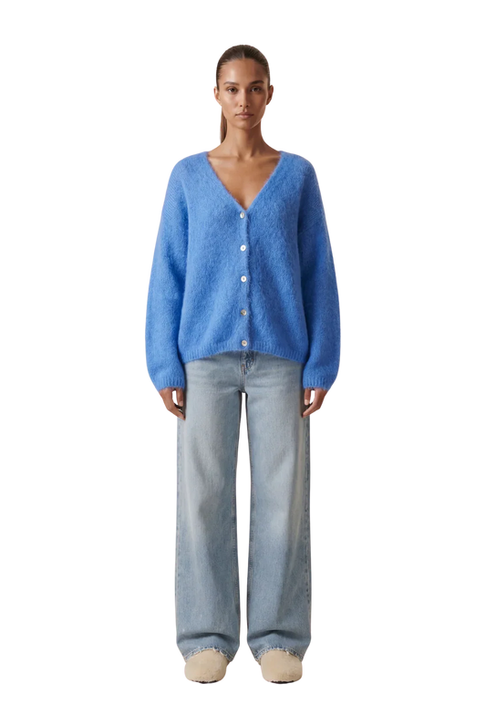 American Dreams Cornelia LS Cardigan Sky Blue