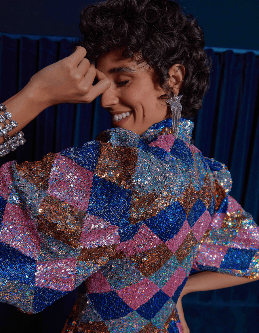 Lisou Diane Diamond Sequin Dress