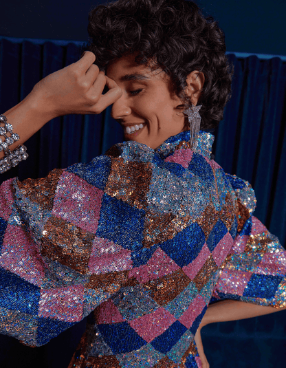 Lisou Diane Diamond Sequin Dress
