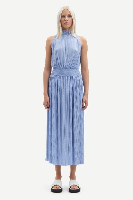 Samsoe Samsoe Uma Dress Blue Heron