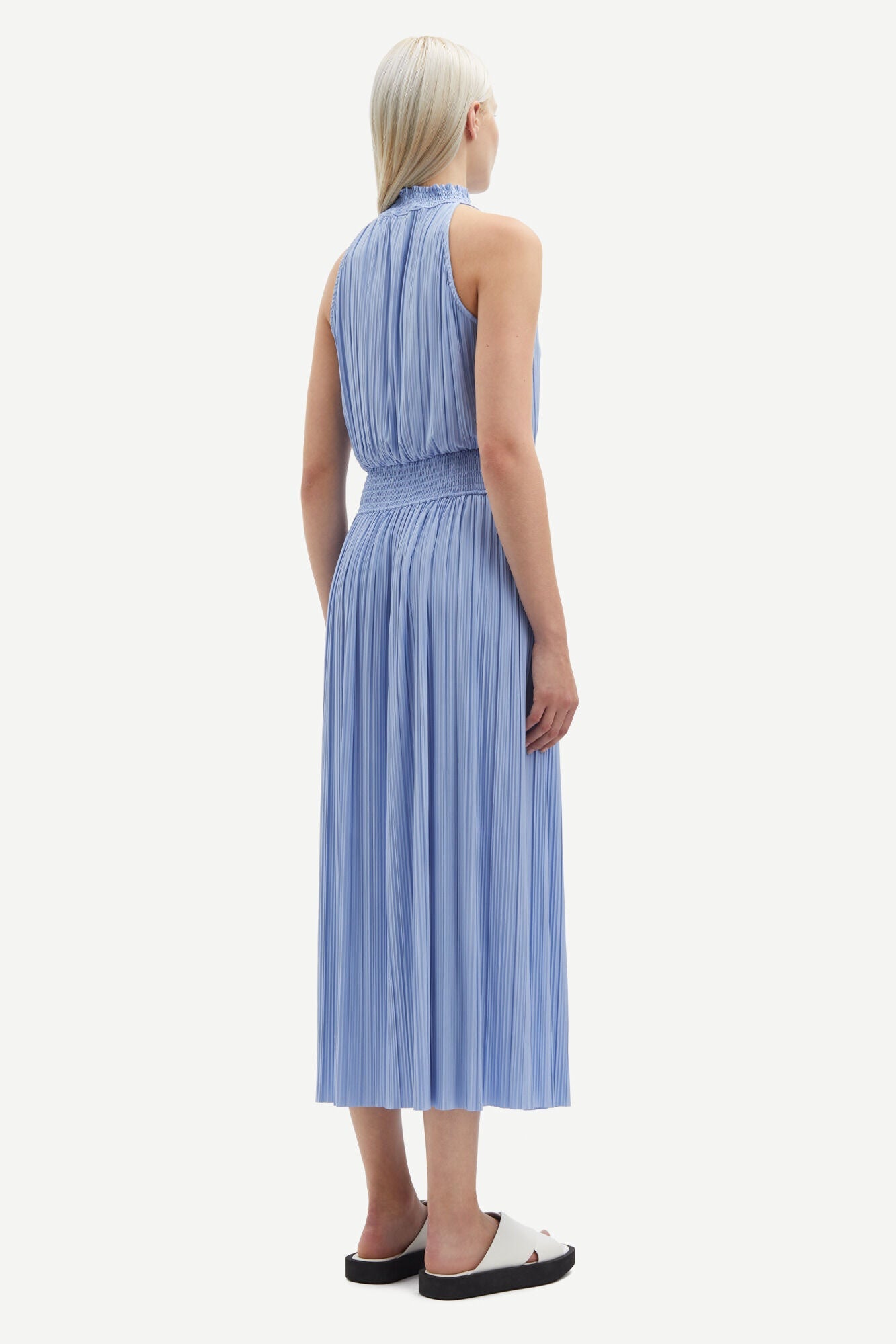 Samsoe Samsoe Uma Dress Blue Heron