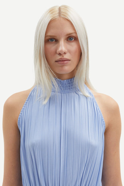 Samsoe Samsoe Uma Dress Blue Heron