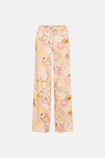 Fabienne Chapot City Wide Leg Trousers Fuji Flowers