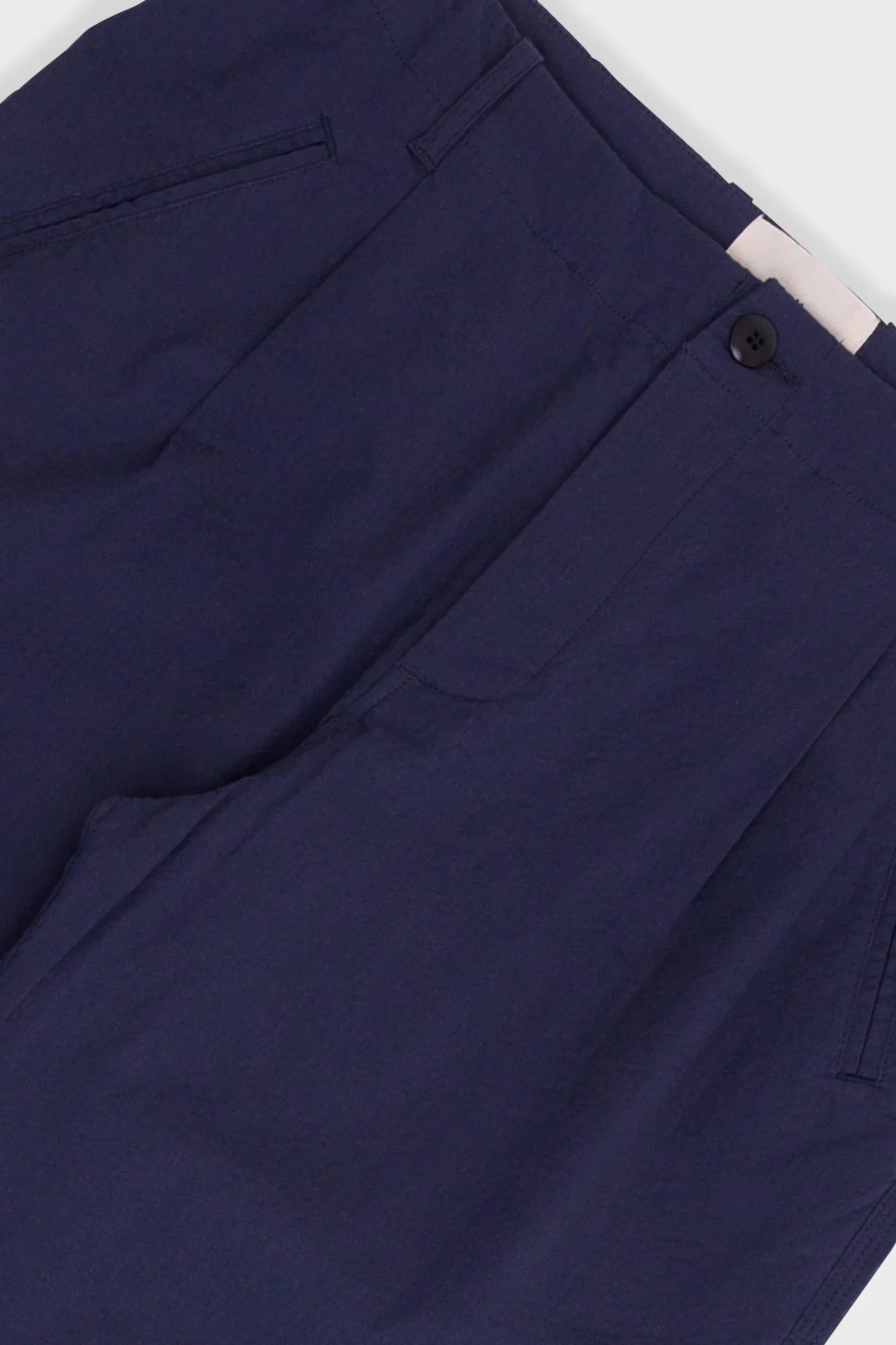 Folk Assembly Pant Navy Seersucker