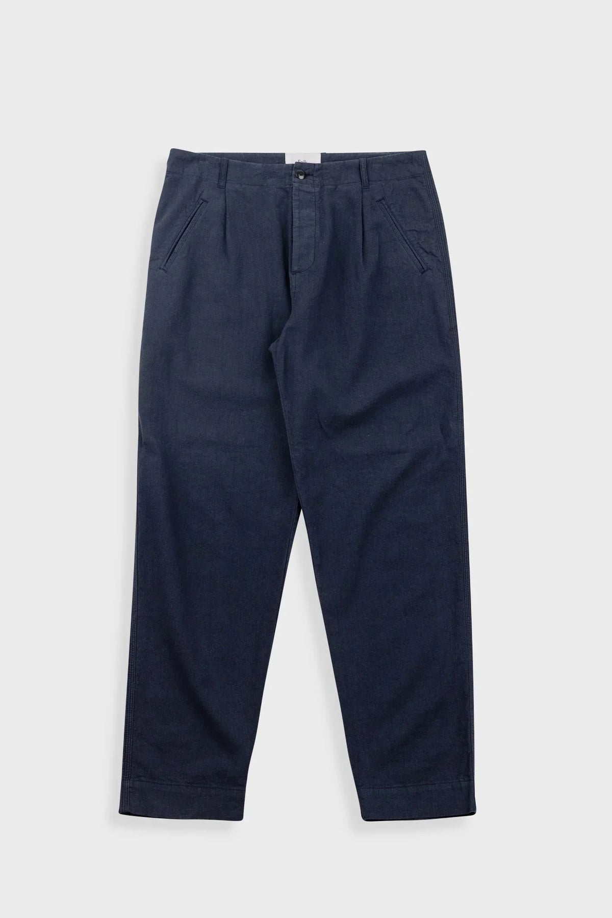 Folk Assembly Pant Dark Navy Cotton/Linen