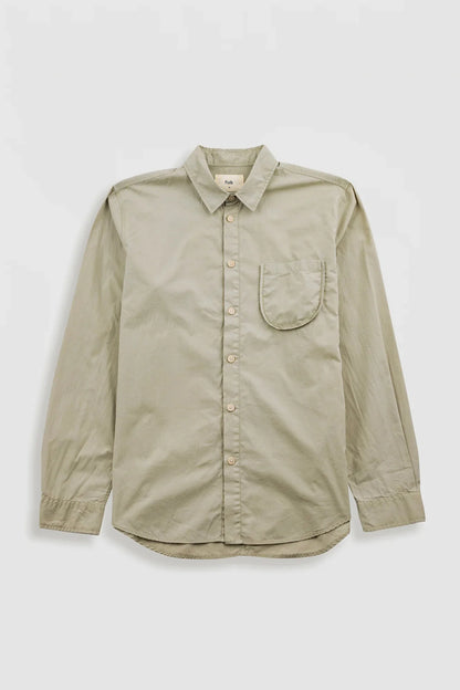 Folk Curve Shirt Silver Sage