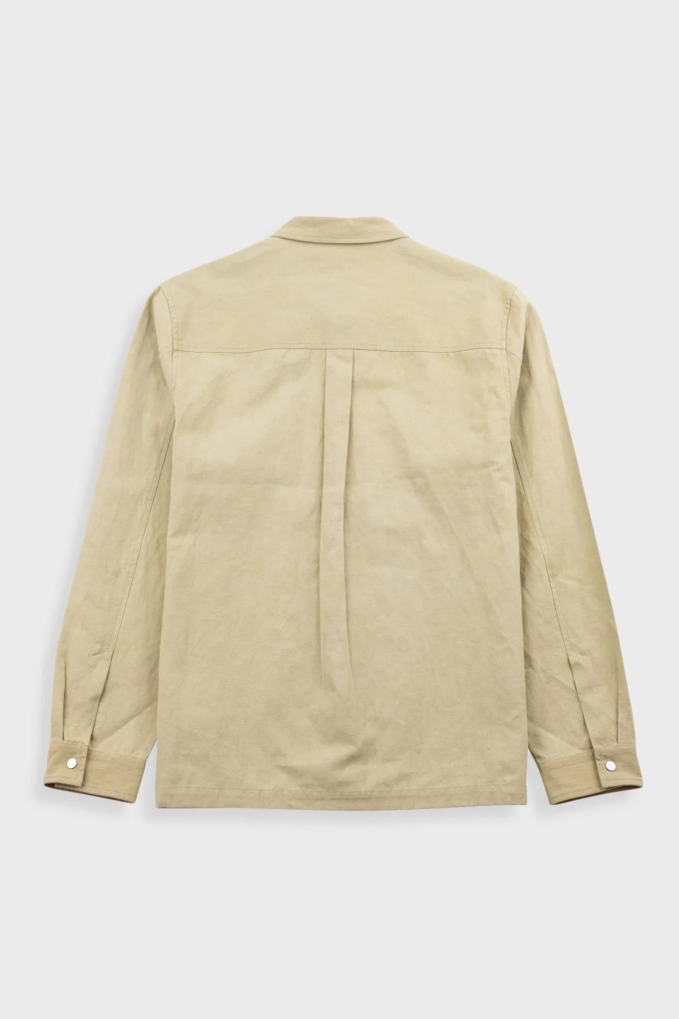 Folk Patch Overshirt Light Khaki
