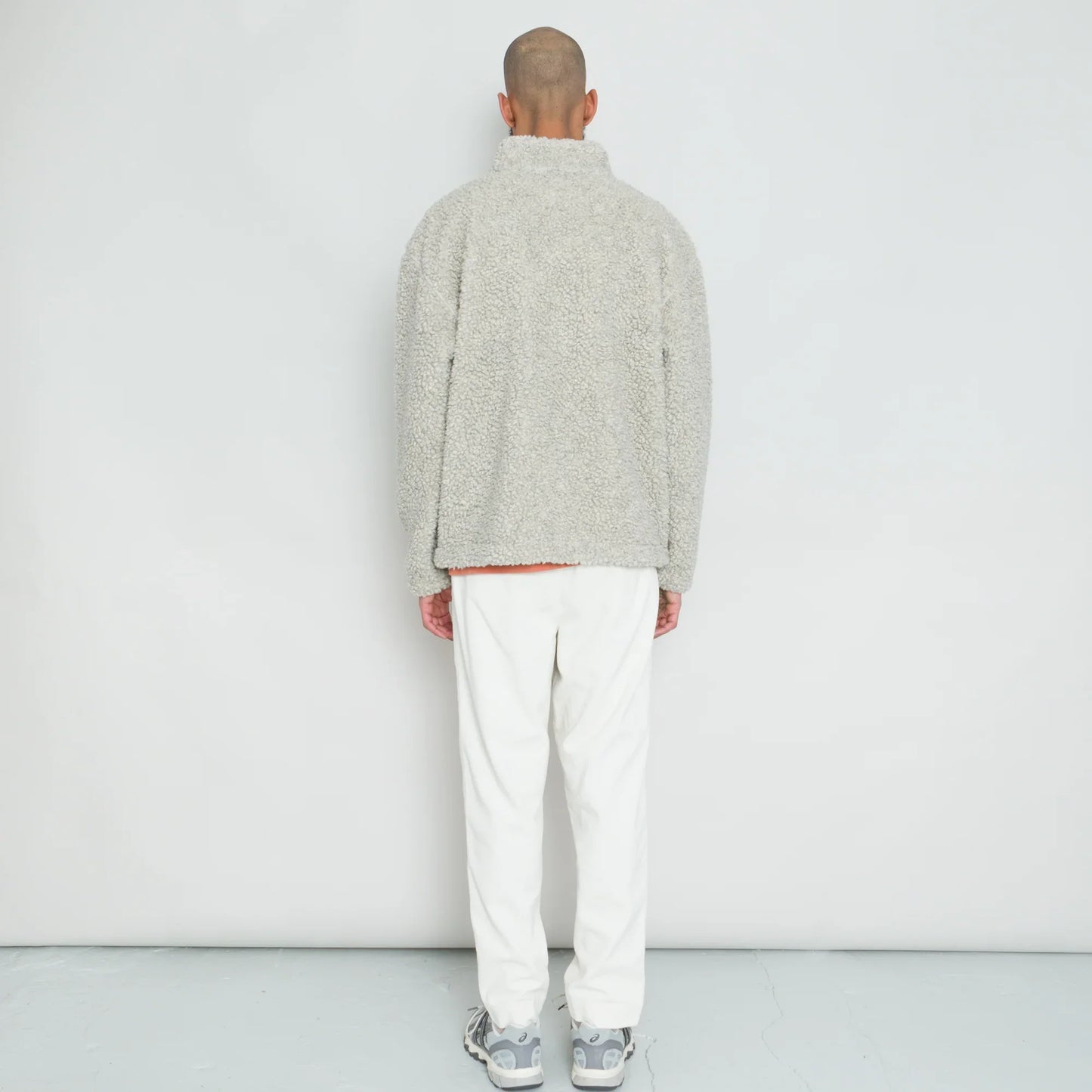 Folk Fleece Overhead Griege Curly Wool