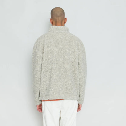 Folk Fleece Overhead Griege Curly Wool