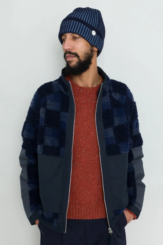Folk Signal Fleece Blue Multi KG