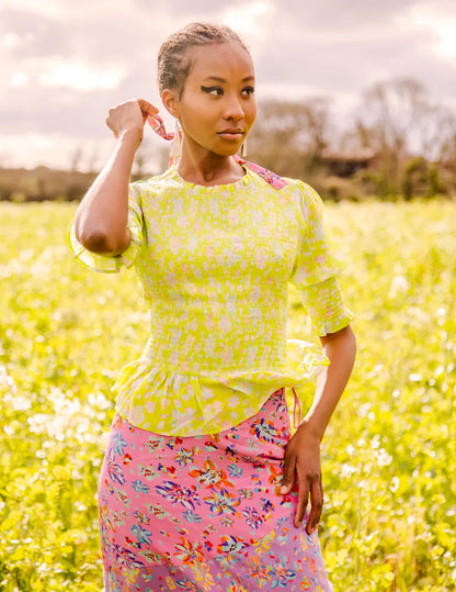 FéRí Vera Blouse Lime