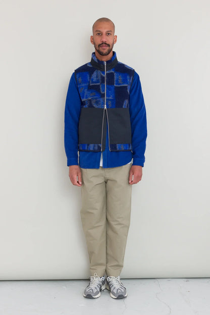Folk Signal Gilet Blue Multi KG