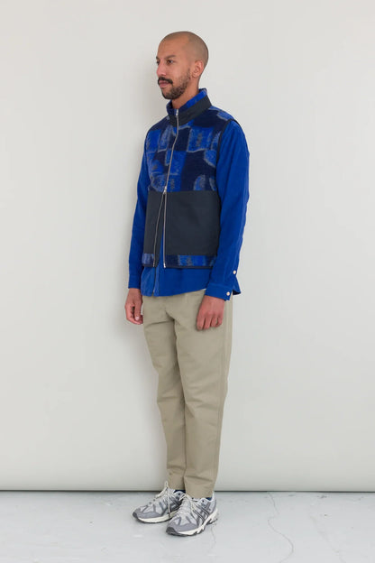 Folk Signal Gilet Blue Multi KG