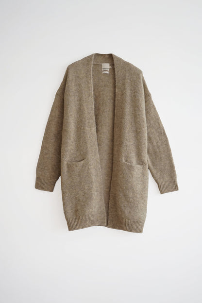 Indi & Cold Long Cardigan Beige