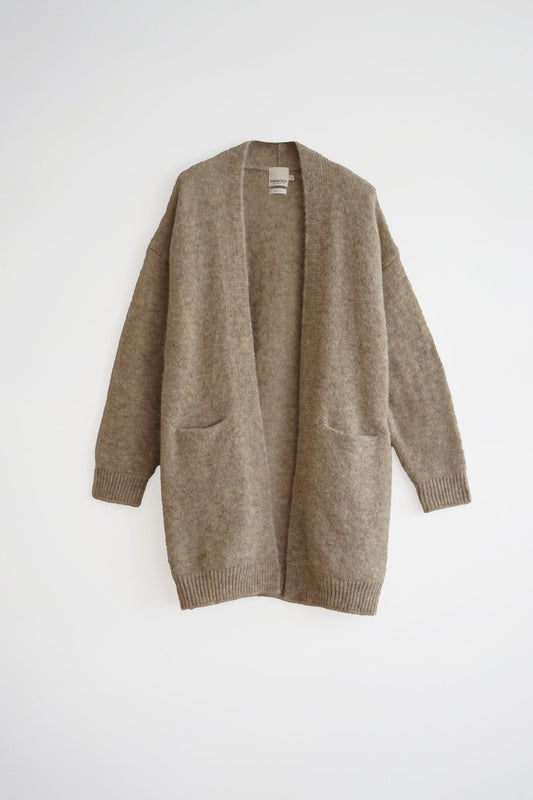 Indi & Cold Long Cardigan Beige