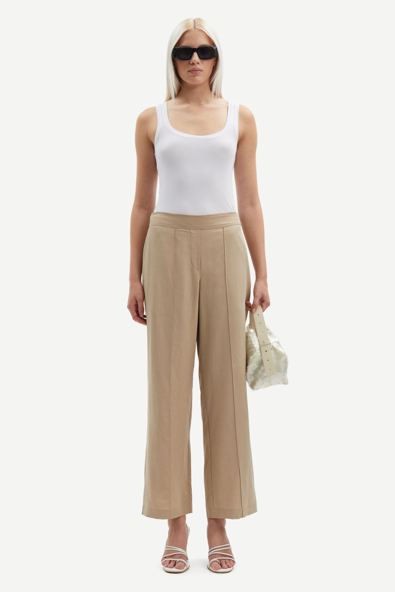 Samsoe Samsoe Sahini Trousers Chinchilla