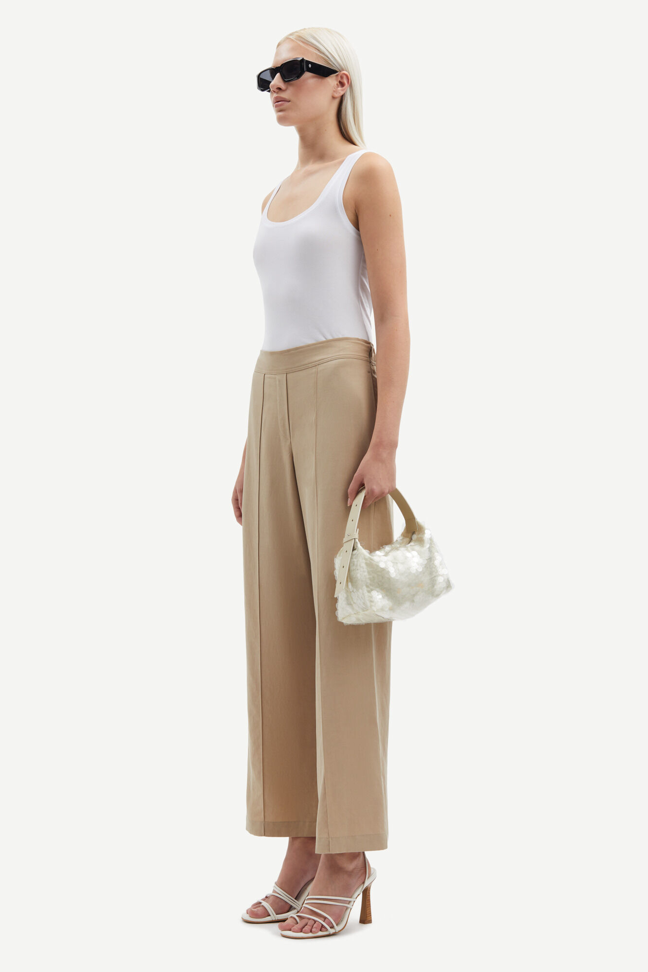 Samsoe Samsoe Sahini Trousers Chinchilla