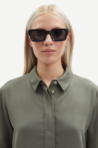Samsoe Samsoe Mina SS Shirt Dusty Olive