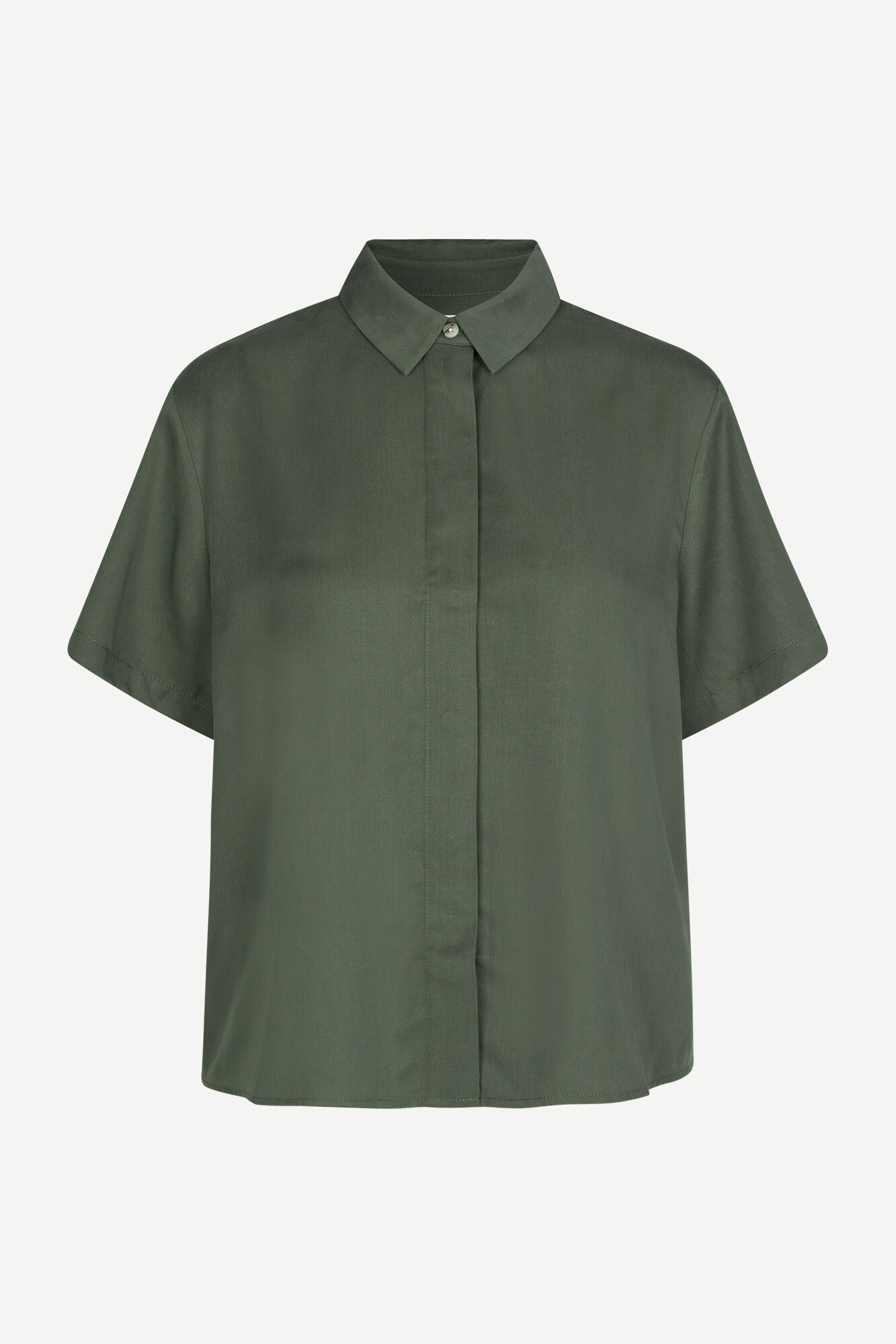 Samsoe Samsoe Mina SS Shirt Dusty Olive