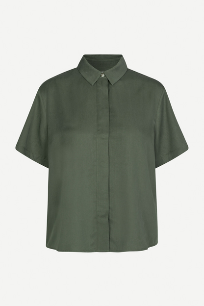 Samsoe Samsoe Mina SS Shirt Dusty Olive