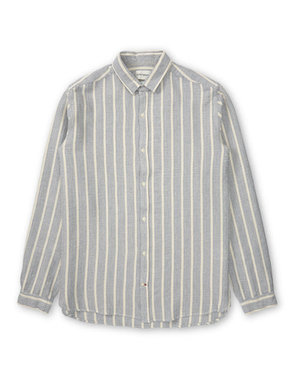 Oliver Spencer Clerkenwell Tab Shirt Blue