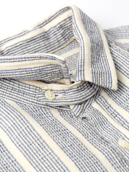 Oliver Spencer Clerkenwell Tab Shirt Blue