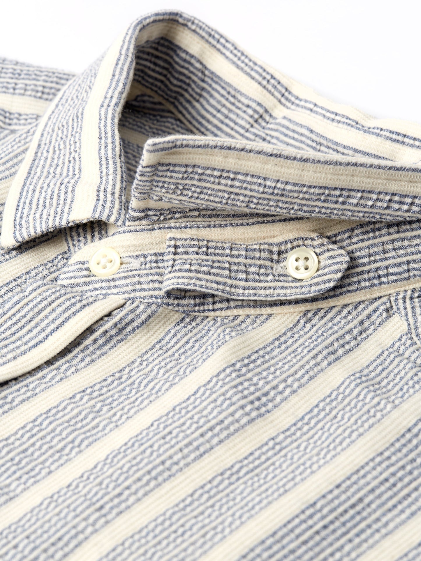 Oliver Spencer Clerkenwell Tab Shirt Blue