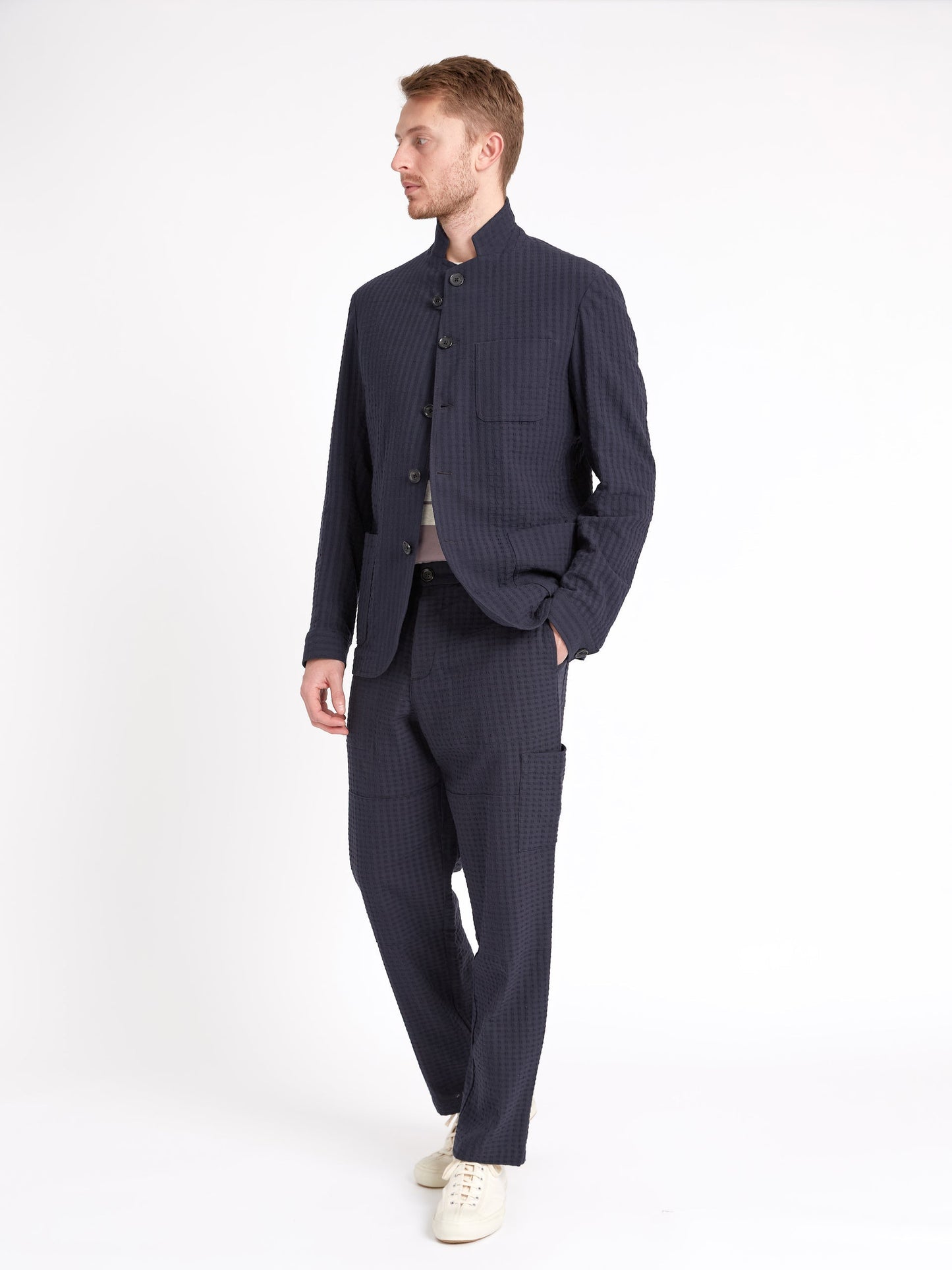 Oliver Spencer Solms Jacket Sampson Navy