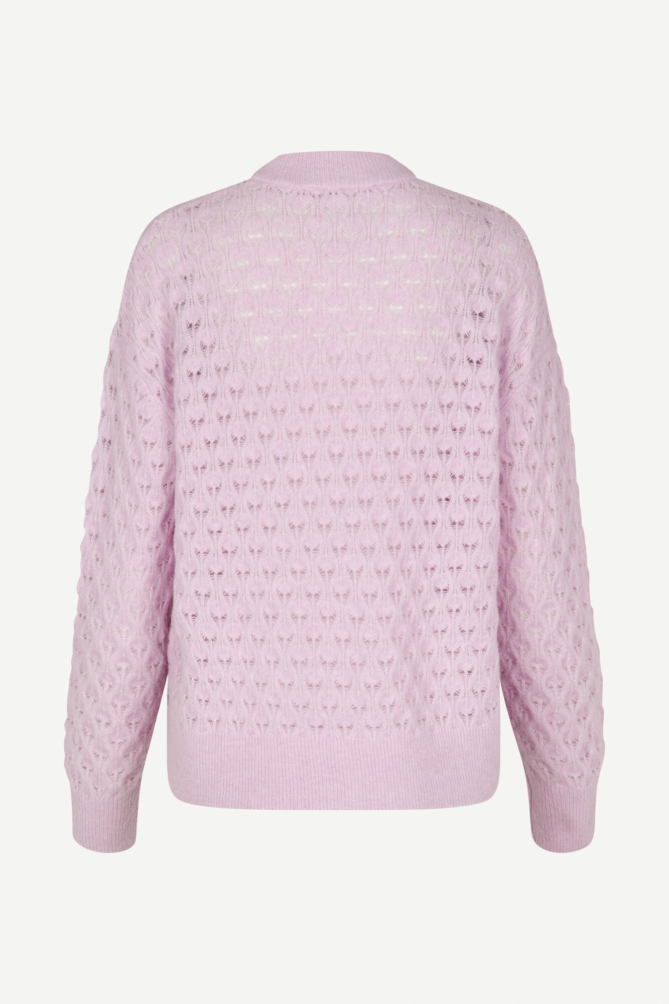 Samsoe Samsoe Saanour Pointelle Sweater Lilac Snow