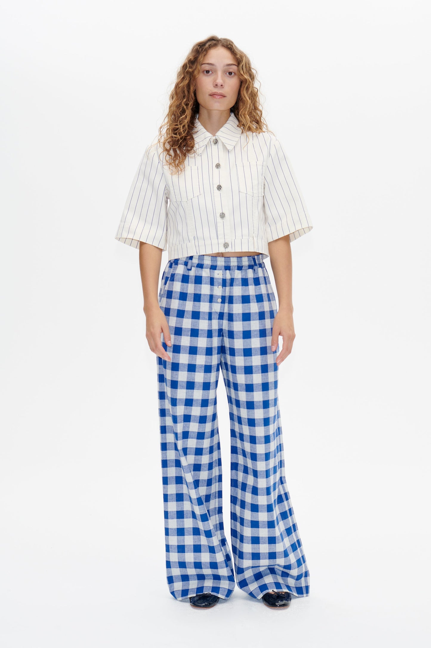 Baum Und Pferdgarten Namira Trousers Blue Sailor Check