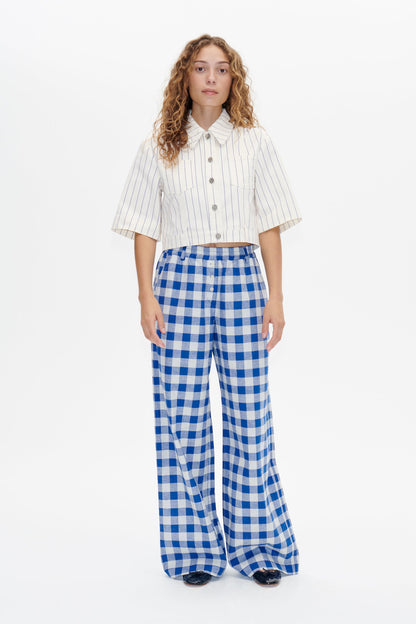 Baum Und Pferdgarten Namira Trousers Blue Sailor Check