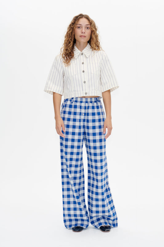 Baum Und Pferdgarten Namira Trousers Blue Sailor Check