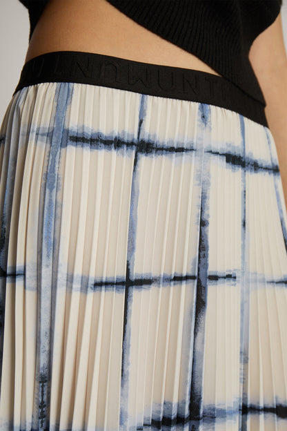 Munthe Charming Skirt Indigo Check