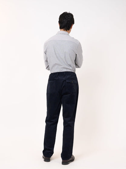 Oliver Spencer Drawstring Trousers Pitstone Cord Navy