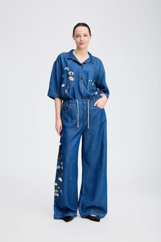 Munthe Phor Top Blue