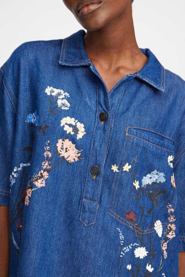Munthe Phor Top Blue