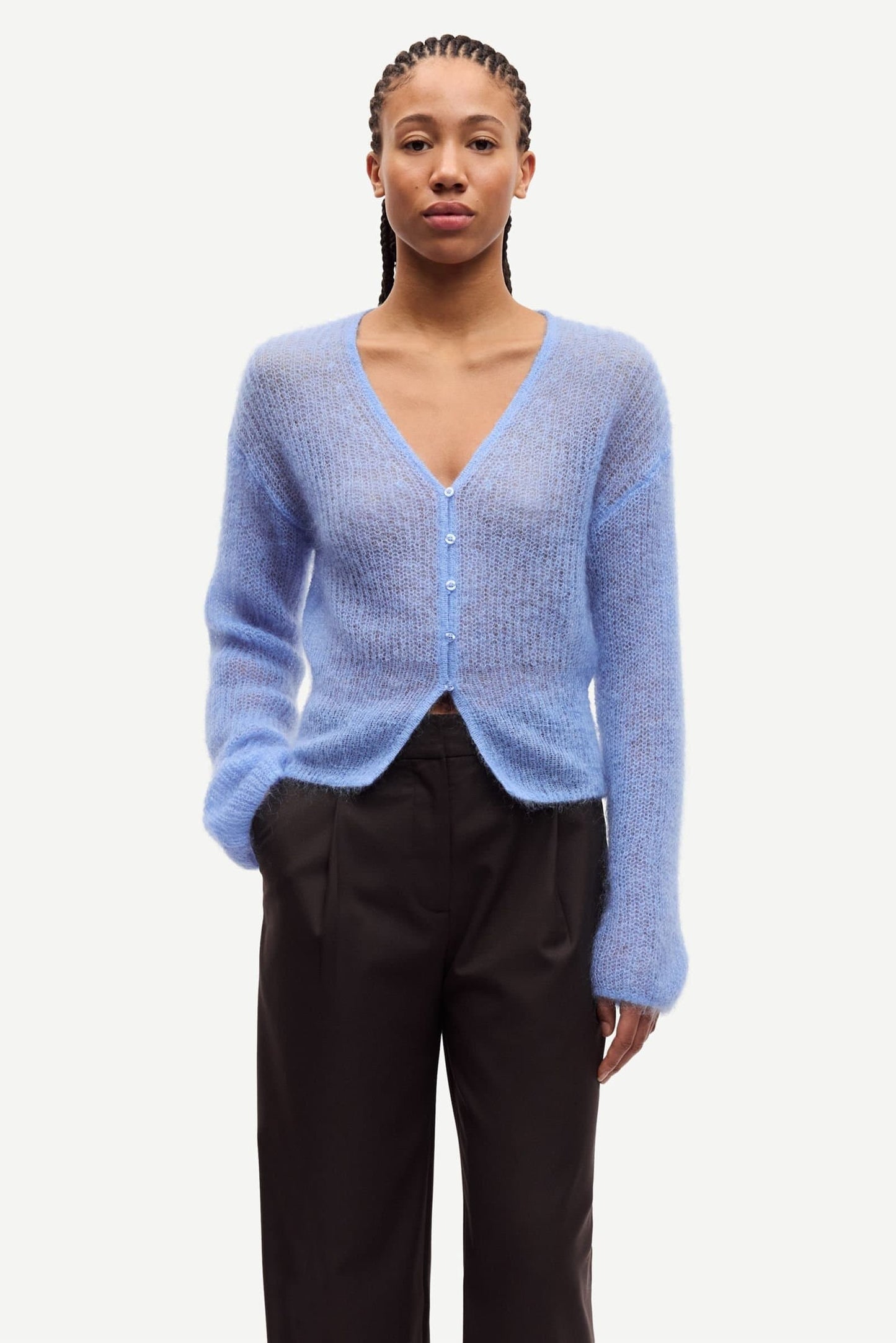 Samsoe Samsoe Sapoppie cardigan Della Robbia Blue