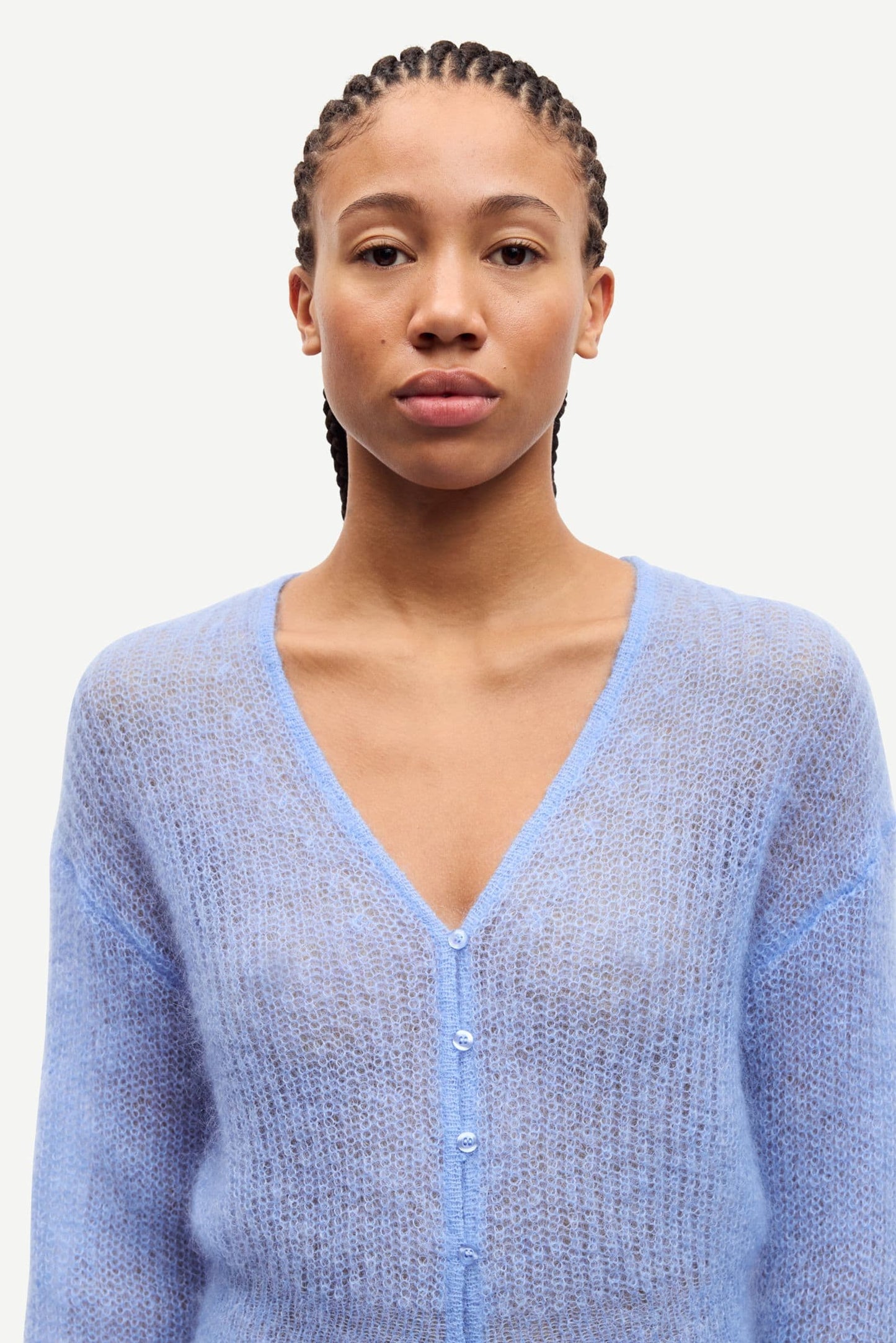 Samsoe Samsoe Sapoppie cardigan Della Robbia Blue