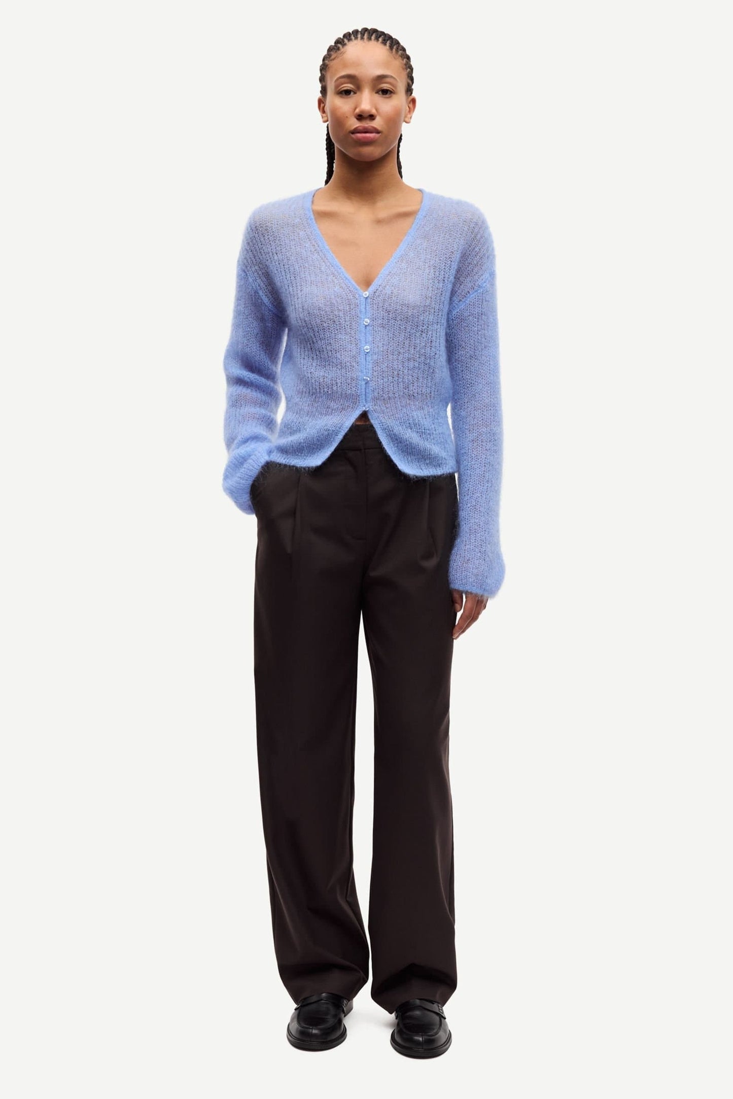 Samsoe Samsoe Sapoppie cardigan Della Robbia Blue