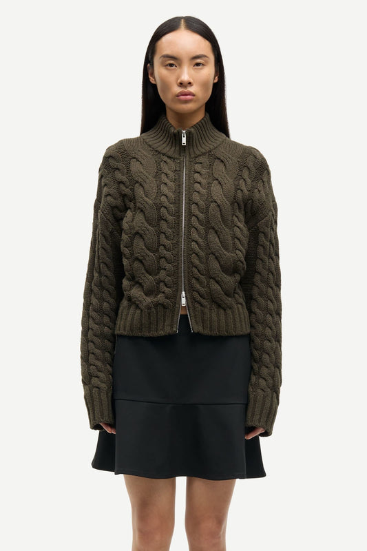 Samsoe Samsoe Saharriet zip cardigan