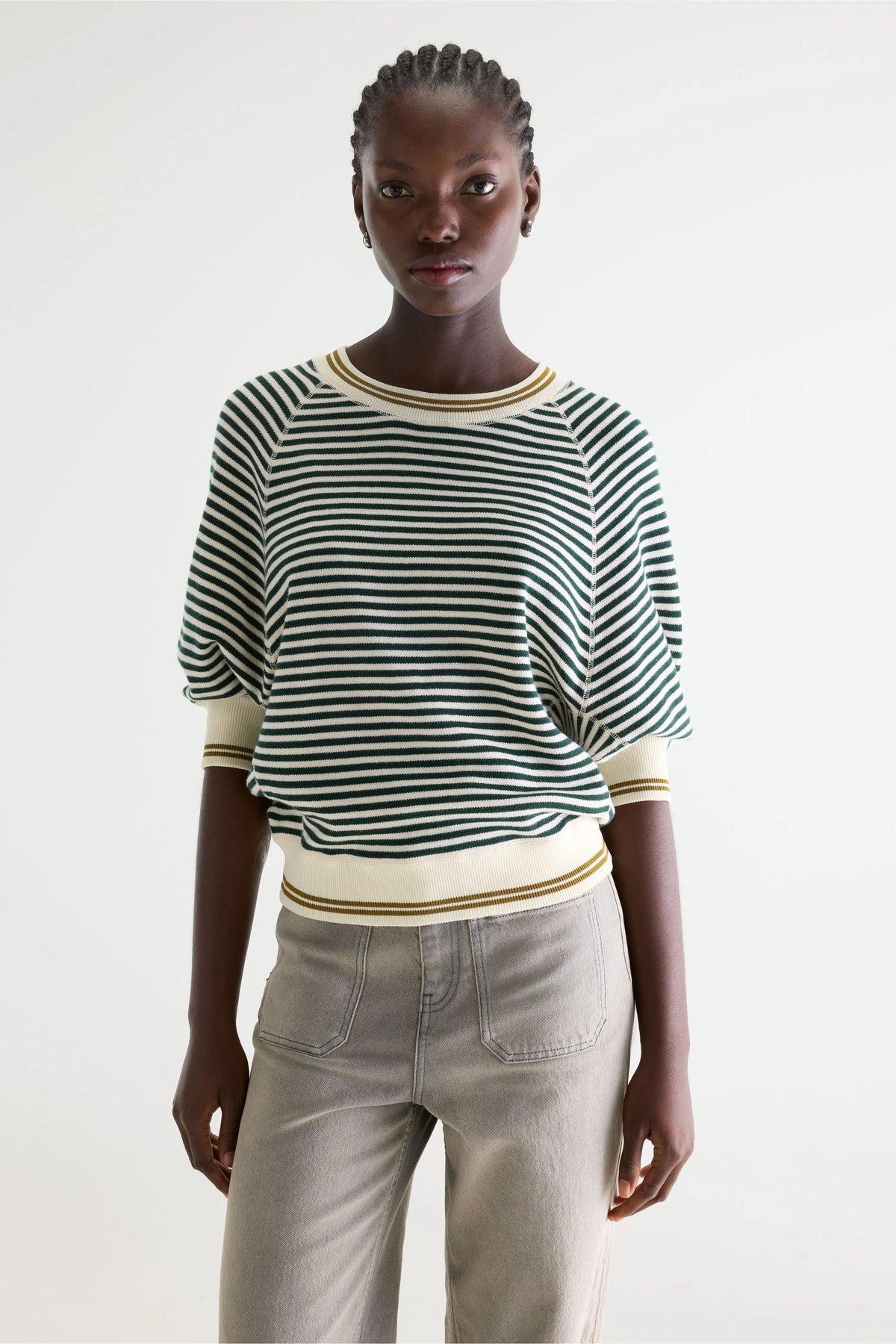 Bellerose Anglet Crewneck Sweater - stripe